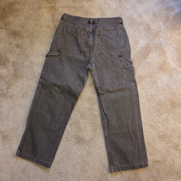 Abercrombie & Fitch Men’s Baggy Workwear Painter Jeans – Dark Brown (32x30) - Picture 2 of 6